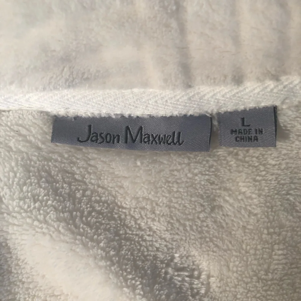 Jason Maxwell White jacket size large. Soft - Picture 5 of 8